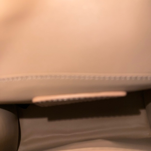 Tan Croc-Embossed Handbag - Picture 3 of 3